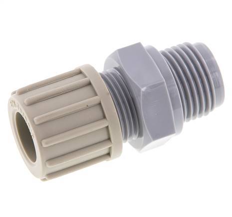 14x12mm & G1/2'' PA Straight Compression Fitting with Male Threads 10 bar