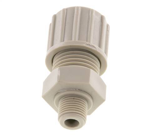 10x8mm & G1/8'' PP Straight Compression Fitting with Male Threads 10 bar