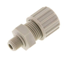10x8mm & G1/8'' PP Straight Compression Fitting with Male Threads 10 bar