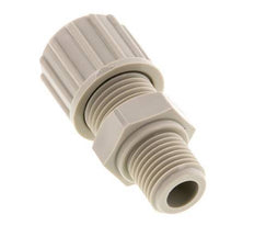 10x8mm & G1/4'' PP Straight Compression Fitting with Male Threads 10 bar