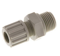 12x9mm & G1/2'' PP Straight Compression Fitting with Male Threads 10 bar