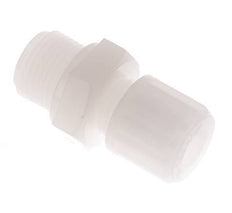 8x6mm & G3/8'' PVDF Straight Compression Fitting with Male Threads 10 bar
