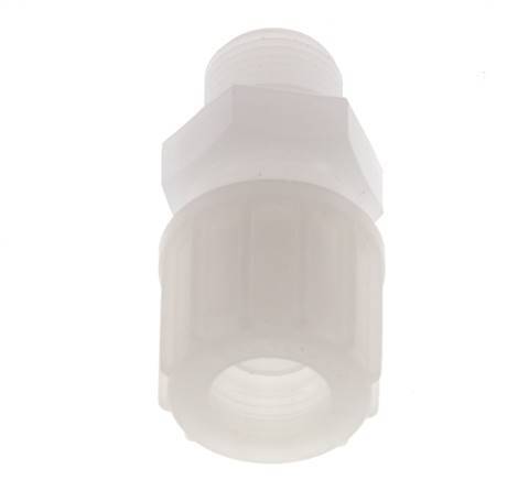 14x12mm & G3/8'' PVDF Straight Compression Fitting with Male Threads 10 bar