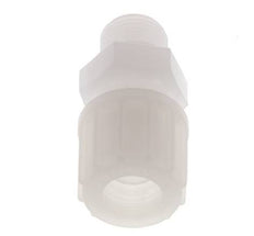 14x12mm & G3/8'' PVDF Straight Compression Fitting with Male Threads 10 bar