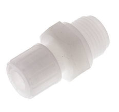 10x8mm & G1/2'' PVDF Straight Compression Fitting with Male Threads 10 bar