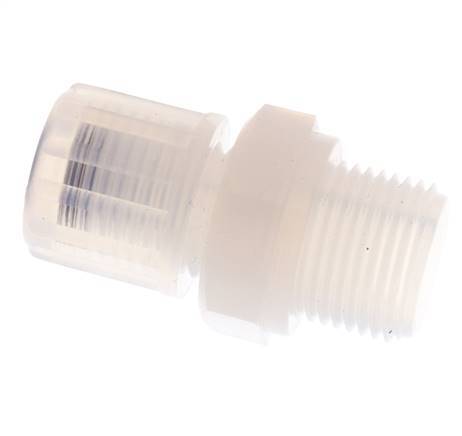 8x6mm & G3/8'' PFA Straight Cutting Fitting with Male Threads 10 bar