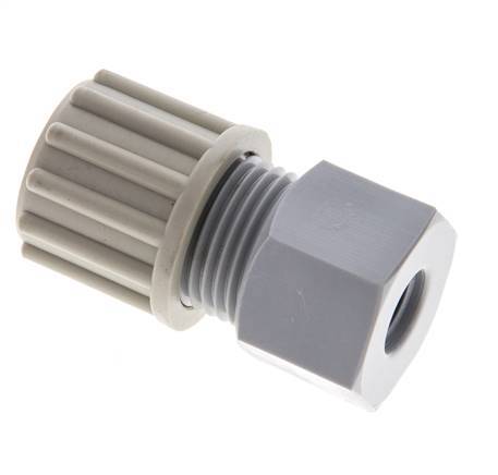 12x9mm & G1/8'' PA Straight Compression Fitting with Female Threads 10 bar