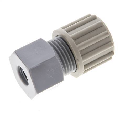 12x9mm & G1/8'' PA Straight Compression Fitting with Female Threads 10 bar