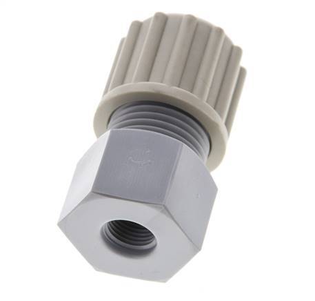 12x9mm & G1/8'' PA Straight Compression Fitting with Female Threads 10 bar
