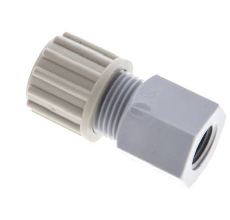 12x9mm & G1/4'' PA Straight Compression Fitting with Female Threads 10 bar