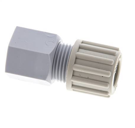 12x9mm & G1/4'' PA Straight Compression Fitting with Female Threads 10 bar