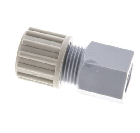 12x9mm & G1/4'' PA Straight Compression Fitting with Female Threads 10 bar