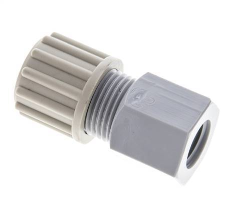 12x10mm & G1/4'' PA Straight Compression Fitting with Female Threads 10 bar