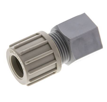 14x12mm & G1/4'' PA Straight Compression Fitting with Female Threads 10 bar