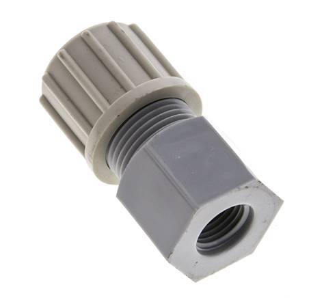 14x12mm & G1/4'' PA Straight Compression Fitting with Female Threads 10 bar
