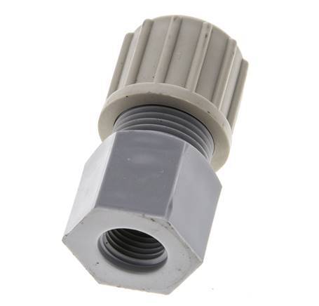 14x12mm & G1/4'' PA Straight Compression Fitting with Female Threads 10 bar