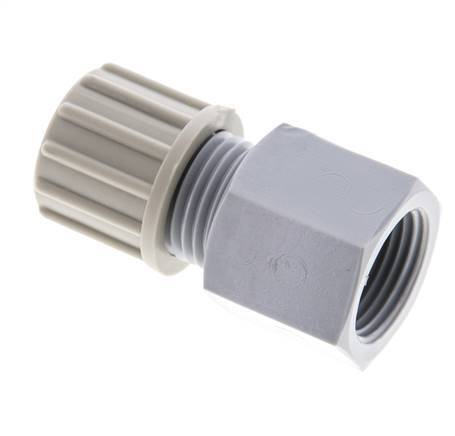 10x8mm & G3/8'' PA Straight Compression Fitting with Female Threads 10 bar