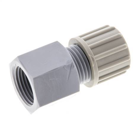 10x8mm & G3/8'' PA Straight Compression Fitting with Female Threads 10 bar
