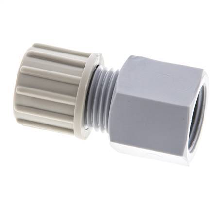 10x8mm & G3/8'' PA Straight Compression Fitting with Female Threads 10 bar