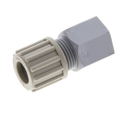 12x10mm & G3/8'' PA Straight Compression Fitting with Female Threads 10 bar
