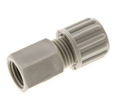 8x6mm & G1/4'' PP Straight Compression Fitting with Female Threads 10 bar