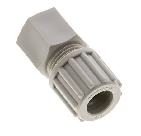 12x10mm & G1/4'' PP Straight Compression Fitting with Female Threads 10 bar