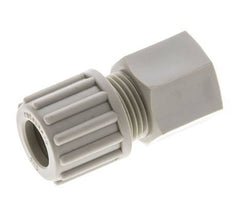12x10mm & G1/4'' PP Straight Compression Fitting with Female Threads 10 bar