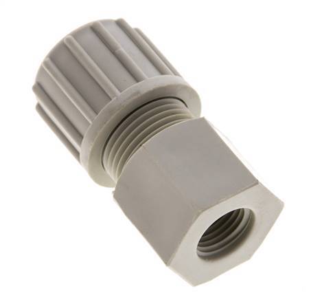 14x12mm & G1/4'' PP Straight Compression Fitting with Female Threads 10 bar