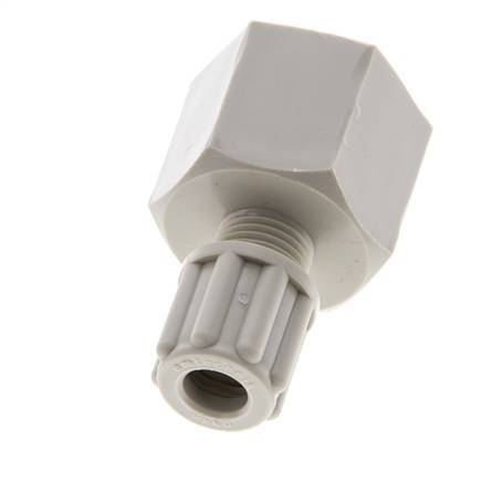 6x4mm & G3/8'' PP Straight Compression Fitting with Female Threads 10 bar