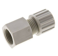 10x8mm & G3/8'' PP Straight Compression Fitting with Female Threads 10 bar