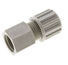 12x10mm & G3/8'' PP Straight Compression Fitting with Female Threads 10 bar