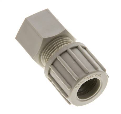14x12mm & G3/8'' PP Straight Compression Fitting with Female Threads 10 bar
