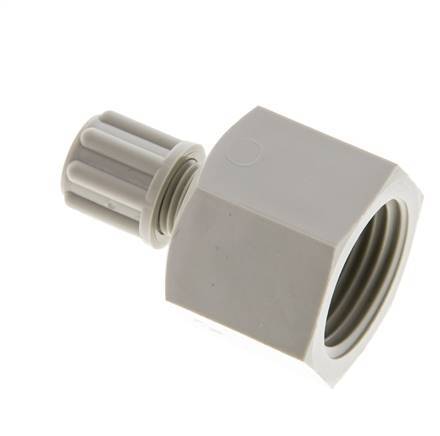 6x4mm & G1/2'' PP Straight Compression Fitting with Female Threads 10 bar
