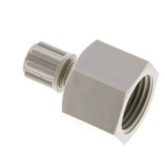 6x4mm & G1/2'' PP Straight Compression Fitting with Female Threads 10 bar