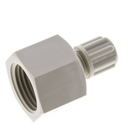6x4mm & G1/2'' PP Straight Compression Fitting with Female Threads 10 bar