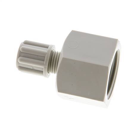 6x4mm & G1/2'' PP Straight Compression Fitting with Female Threads 10 bar