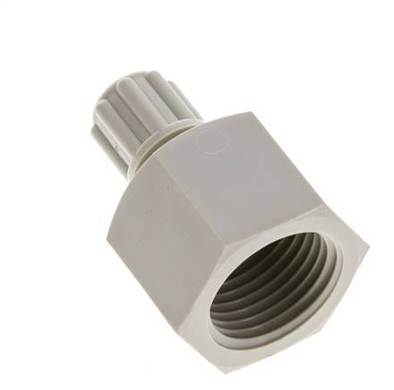 6x4mm & G1/2'' PP Straight Compression Fitting with Female Threads 10 bar