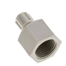 6x4mm & G1/2'' PP Straight Compression Fitting with Female Threads 10 bar