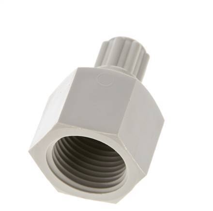 6x4mm & G1/2'' PP Straight Compression Fitting with Female Threads 10 bar