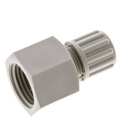 8x6mm & G1/2'' PP Straight Compression Fitting with Female Threads 10 bar