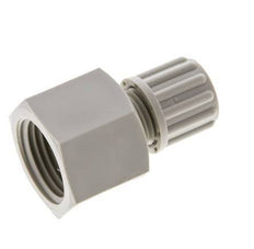 8x6mm & G1/2'' PP Straight Compression Fitting with Female Threads 10 bar