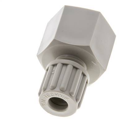 8x6mm & G1/2'' PP Straight Compression Fitting with Female Threads 10 bar