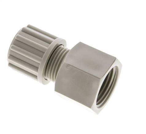12x10mm & G1/2'' PP Straight Compression Fitting with Female Threads 10 bar