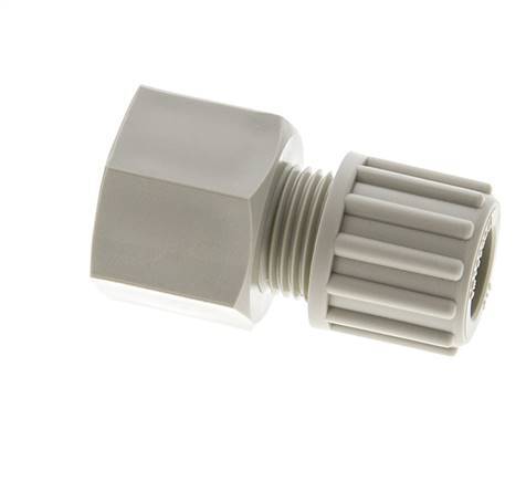 12x10mm & G1/2'' PP Straight Compression Fitting with Female Threads 10 bar