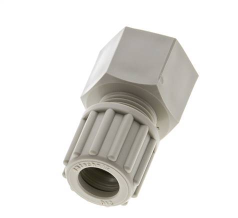 12x10mm & G1/2'' PP Straight Compression Fitting with Female Threads 10 bar