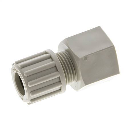 12x10mm & G1/2'' PP Straight Compression Fitting with Female Threads 10 bar