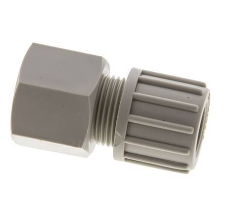 14x12mm & G1/2'' PP Straight Compression Fitting with Female Threads 10 bar