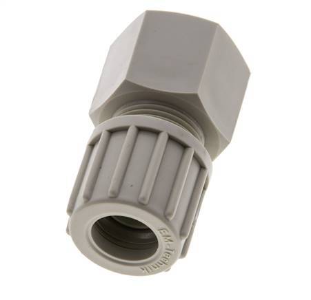 14x12mm & G1/2'' PP Straight Compression Fitting with Female Threads 10 bar