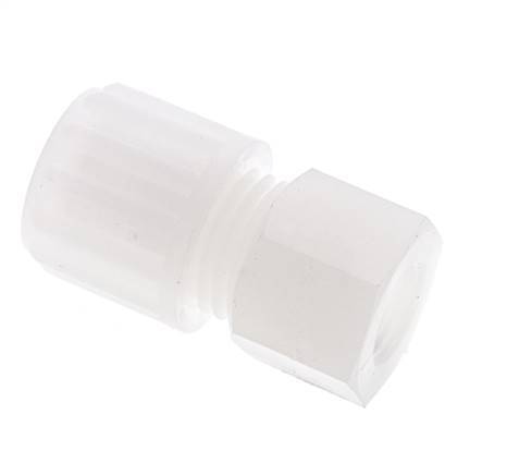 8x6mm & G1/8'' PVDF Straight Compression Fitting with Female Threads 10 bar