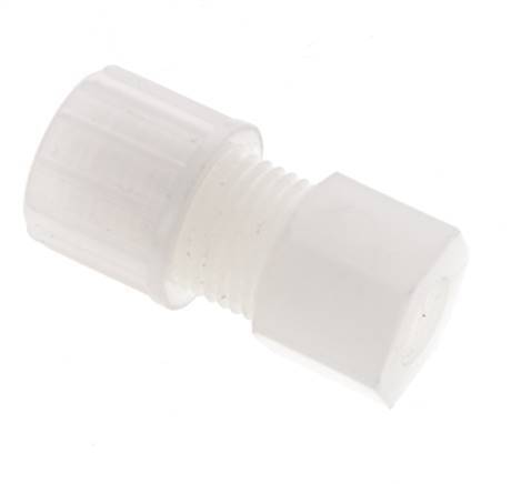 10x8mm & G1/8'' PVDF Straight Compression Fitting with Female Threads 10 bar